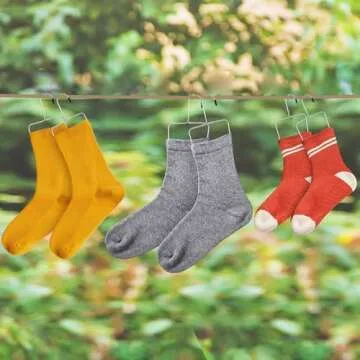 Newtay 3 Pairs of Small, Medium, Large Sock Blockers Stainless Steel Blockers Drying Hanger for Knitting & Crochet, Shaping, Drying, Displaying Knitted Socks