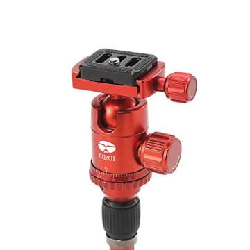 SIRUI 3T-35 Red Tabletop/Handheld Tripod with Ball Head