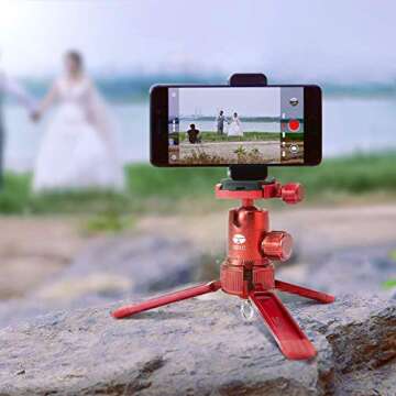 SIRUI 3T-35 Red Tabletop/Handheld Tripod with Ball Head