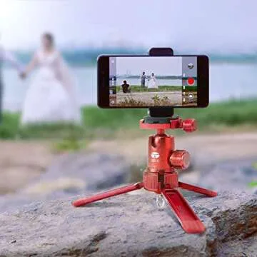 SIRUI 3T-35 Red Tabletop/Handheld Tripod with Ball Head