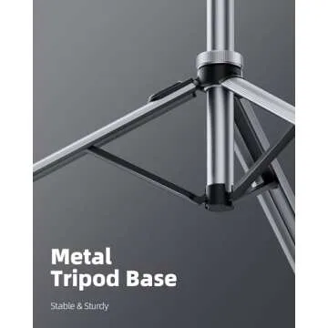 Weilisi Metal Tripod for iPhone - 67" Tall with Remote