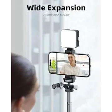 Weilisi Metal Tripod for iPhone - 67" Tall with Remote