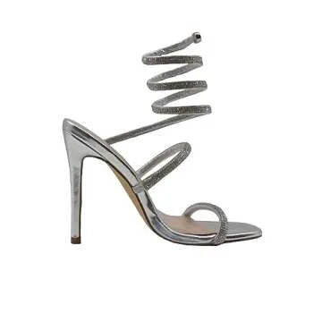 Bonnibel Rhinestone Spiral High Heels for Elegant Events