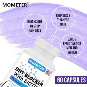 DHT Blocker Hair Growth Vitamins for Women & Men 120 Caps