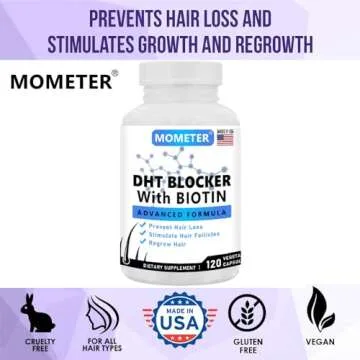 DHT Blocker Hair Growth Vitamins for Women & Men 120 Caps