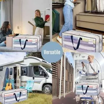 VENO 2 Pack Heavy Duty Moving Bags with Backpack Straps