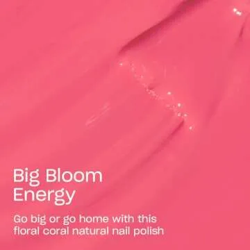 OPI Nature Strong Big Bloom Energy | Bright Coral Nail Polish | Vegan