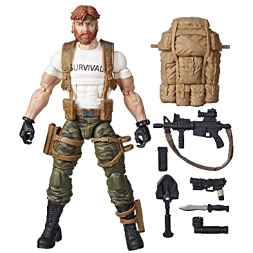 G.I. Joe Classified Series Stuart Outback Selkirk Action Figure 63 Collectible Premium Toy with Acce...