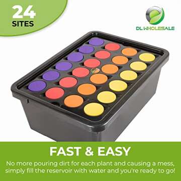 Psycloner Clone Machine: Hydroponic Cloning System with 24 Sites