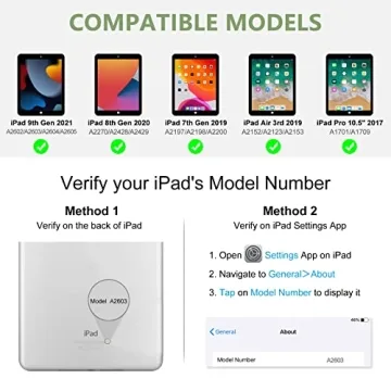 Durable iPad 10.2 Keyboard Case with Bluetooth Functionality