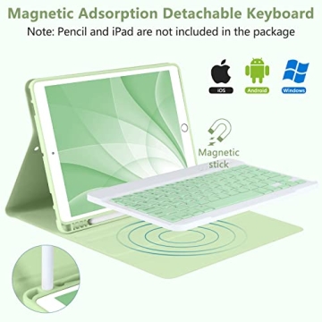 Durable iPad 10.2 Keyboard Case with Bluetooth Functionality
