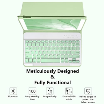 Durable iPad 10.2 Keyboard Case with Bluetooth Functionality