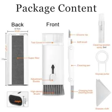 Laptop Keyboard Earbud Screen Cleaner Sprayer Kit for Airpods Pro MacBook iPad iPhone iPod, walrfid ...