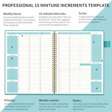 Weekly Appointment Book Planner for Effective Scheduling