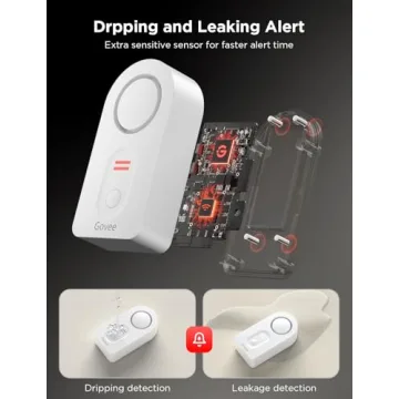 Govee Wifi Water Sensor 3 Pack for Home Protection