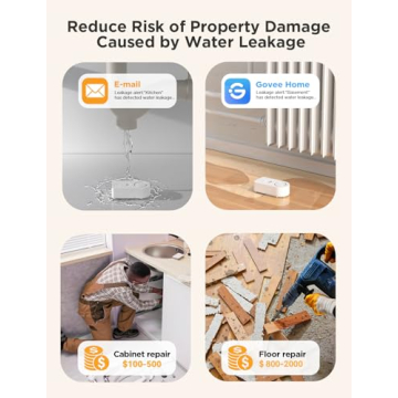 Govee Wifi Water Sensor 3 Pack for Home Protection