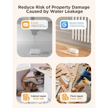 Govee Wifi Water Sensor 3 Pack for Home Protection