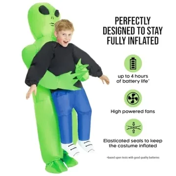 Inflatable Alien Costume for Kids - Exciting and Fun