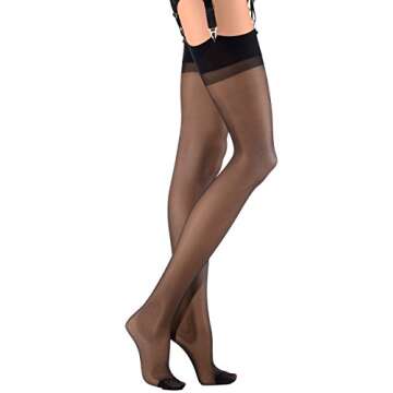 Trasparenze Sara Sheer Stockings Made in Italy - Elegance Redefined