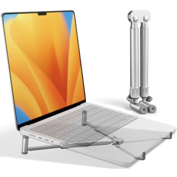 Steklo Laptop Riser - Premium Cooling Stand, Portable Laptop Stand for 12-17.3" Compatible with All ...