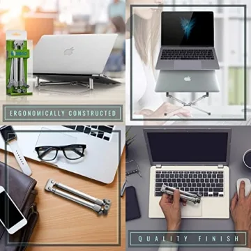 Steklo Laptop Riser - Premium Ergonomic Cooling Stand