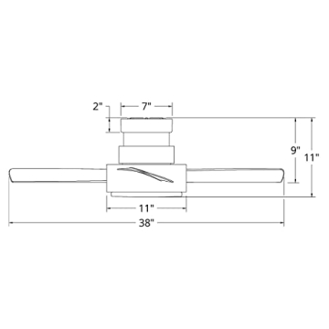 Vox Smart Indoor Outdoor Ceiling Fan with LED Light