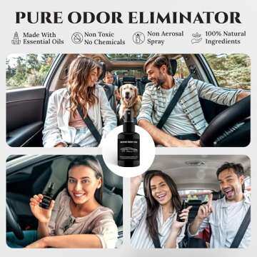 CARe Luxury Car Air Freshener - Long Lasting Odor Eliminator, Deodorize & Freshen, Truck & RV Accessories 2oz - New Car Scent (2 Pack)