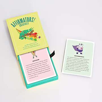 Affirmators! Creativity Deck: 50 Affirmation Cards to Help You Help Yourself - Without the Self-Helpy-Ness!