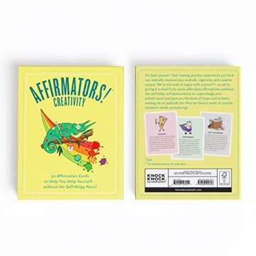 Affirmators! Creativity Deck: 50 Affirmation Cards to Help You Help Yourself - Without the Self-Helpy-Ness!