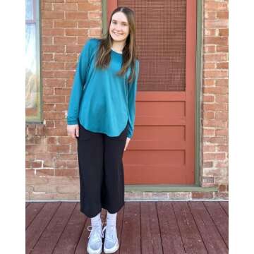 Promover Yoga Capri Pants with Pockets for Women