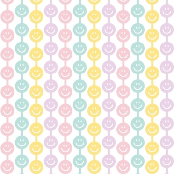 Cheerful Tellingyou Smile Face Foil Curtain Set - Fun Decorative Backdrop for Events