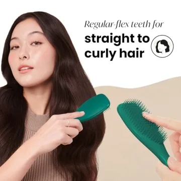 Tangle Teezer Hairbrush for Wet & Dry Hair - Emerald Green