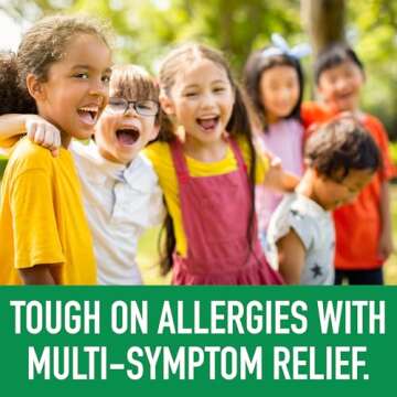 GoodSense Children's All Day Allergy Relief, Cetirizine Hydrochloride Oral Solution 1 mg/mL, Bubble Gum Flavor, Dye Free, Sugar Free, 4 Fluid Ounce