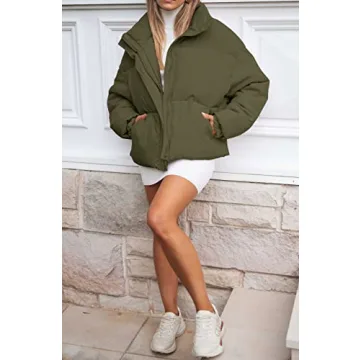 Warm and Stylish Women's Puffer Jacket with Pockets