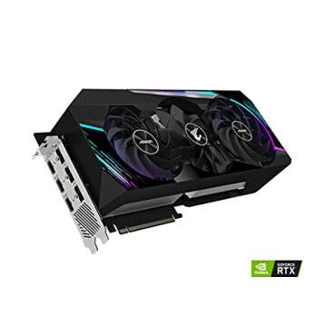 GIGABYTE AORUS GeForce RTX 3080 Ti Master 12G Graphics Card, Max Covered Cooling, 12GB 384-bit GDDR6X, GV-N308TAORUS M-12GD Video Card