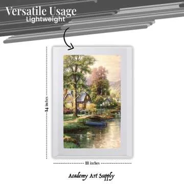 Academy Art Supply Bulk Canvas 7 Pack for Artists