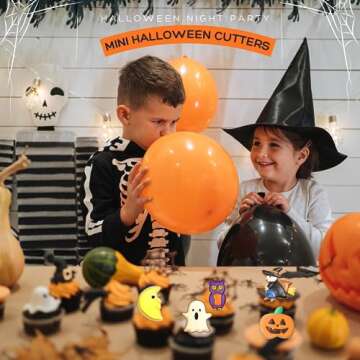 Cthinkaty Mini Halloween Cookie Cutters for Festive Baking