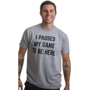 Funny I Paused My Game T-Shirt for Gamers