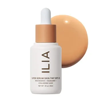 ILIA Super Serum Skin Tint SPF 40 | Hydrating & Non-Comedogenic Formula for a Natural Glow