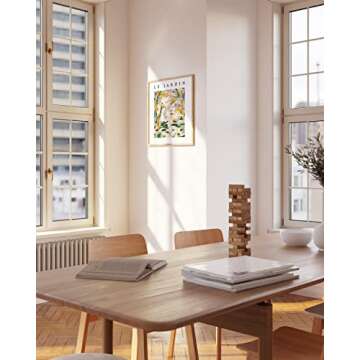 HAUS AND HUES 16"x20" Beige Natural Oak Wood Frames for Posters, 16x20 Frame Wood, 16x20 Poster Frames for Wall, 16x20 Frame Light Wood, Picture Frames 20x16 (Beige Oak)