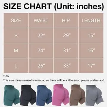 ZXQUII 3 Piece Seamless Workout Shorts for Women High Waist Scrunch Butt Lifting Tummy Control Yoga Gym Athletic Biker Shorts
