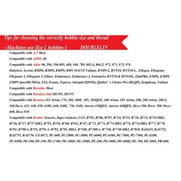 DOUBLELIN Prewound Bobbins – Premium Quality for Sewing