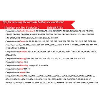 DOUBLELIN Prewound Bobbins – Premium Quality for Sewing