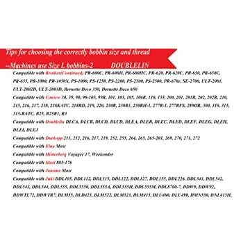 DOUBLELIN Prewound Bobbins – Premium Quality for Sewing