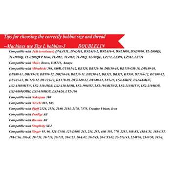 DOUBLELIN Prewound Bobbins – Premium Quality for Sewing