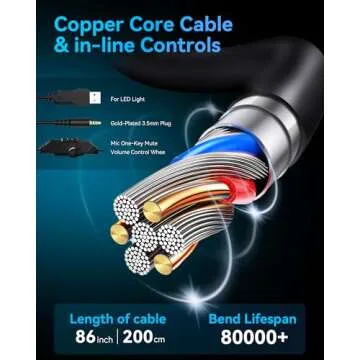 Voistek V9 Gaming Headset - Noise Cancelling Mic & Comfort