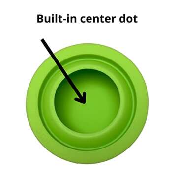 Silicone Mold for Making Smooth Rocks and Stones for Art - Includes Dome Template - Design #1 by Happy Dotting Company - Reusable for Art Including Mandala Dotting - Drawing Painting DIY Crafts