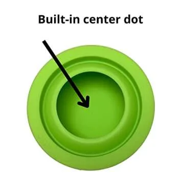 Silicone Mold for Making Smooth Rocks and Stones for Art - Includes Dome Template - Design #1 by Happy Dotting Company - Reusable for Art Including Mandala Dotting - Drawing Painting DIY Crafts