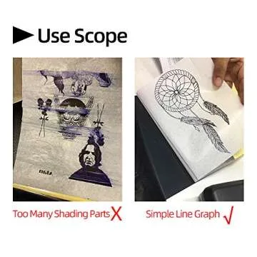 ATOMUS Tattoo Transfer Machine for Accurate Stencil Transfers