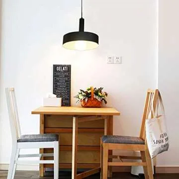 Ganeed Vintage Electric Hanging Lamp with Long Cord